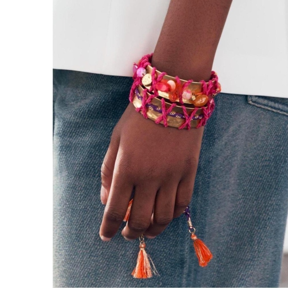 🔥🔥🔥Zara pack beads metal bracelet